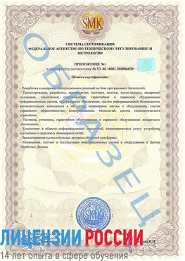 Образец сертификата соответствия (приложение) Великие Луки Сертификат ISO 27001